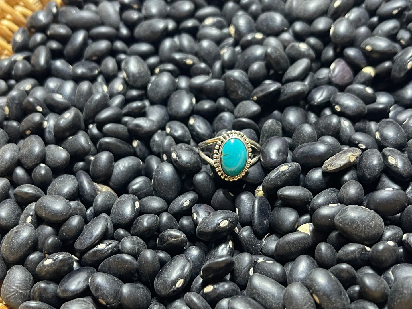 Single Stone Turquoise Ringing