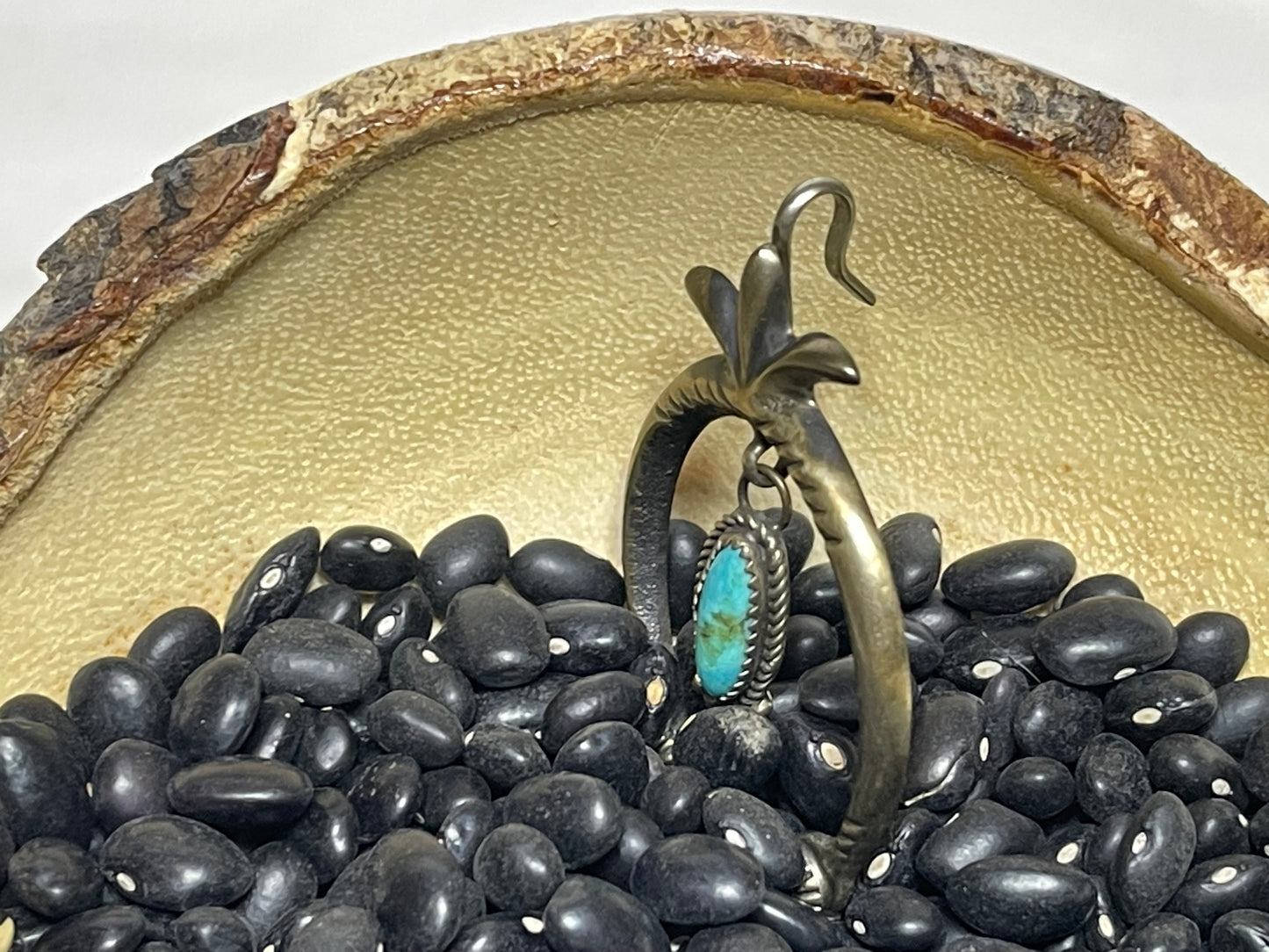 Naja Turquoise Pendant with Brown Matrix