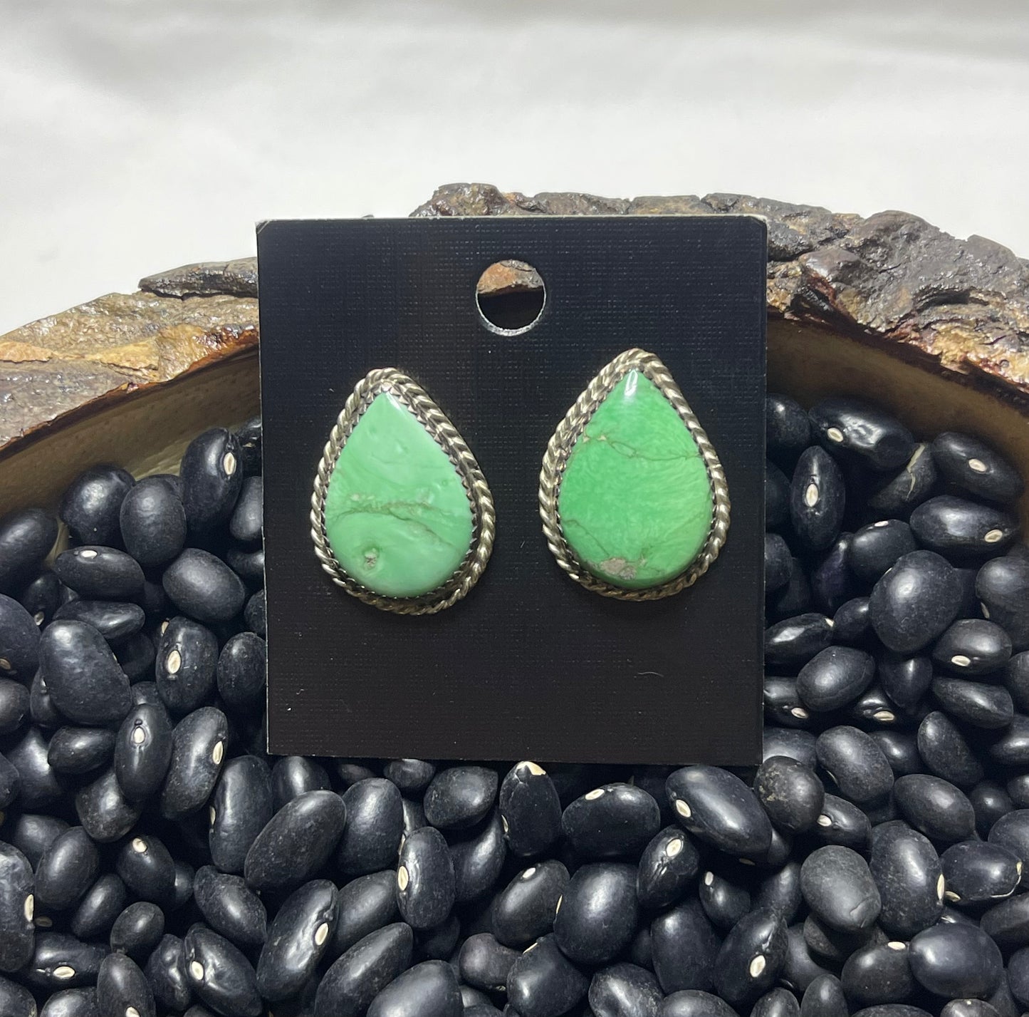 Teardrop Turquoise Stud Earring