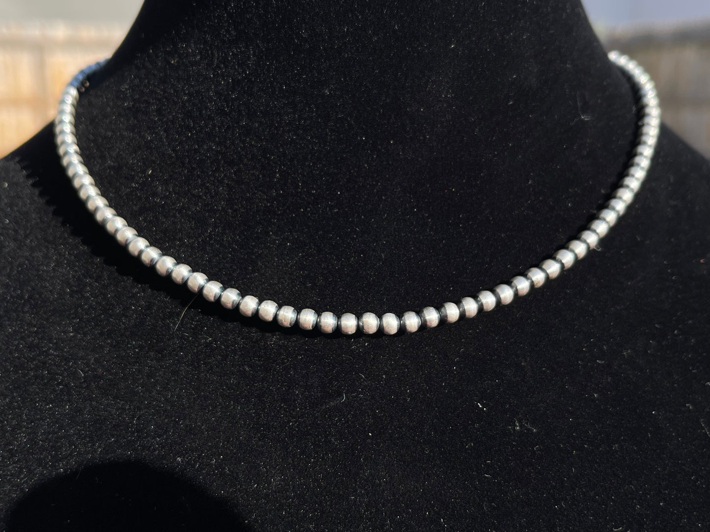 4mm Pearls 16" Necklace with No Adjustable Clamp