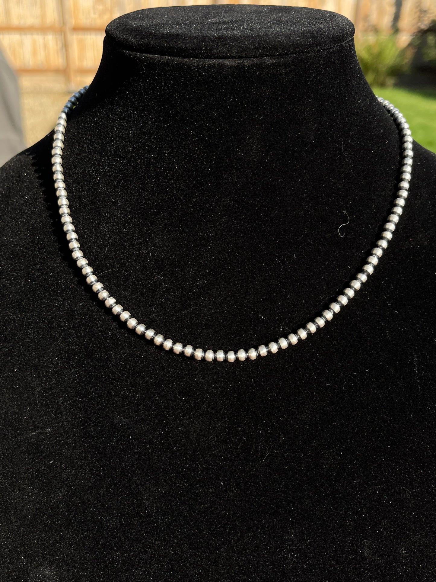 3mm Pearls 16" Necklace With Adjustable Clamp