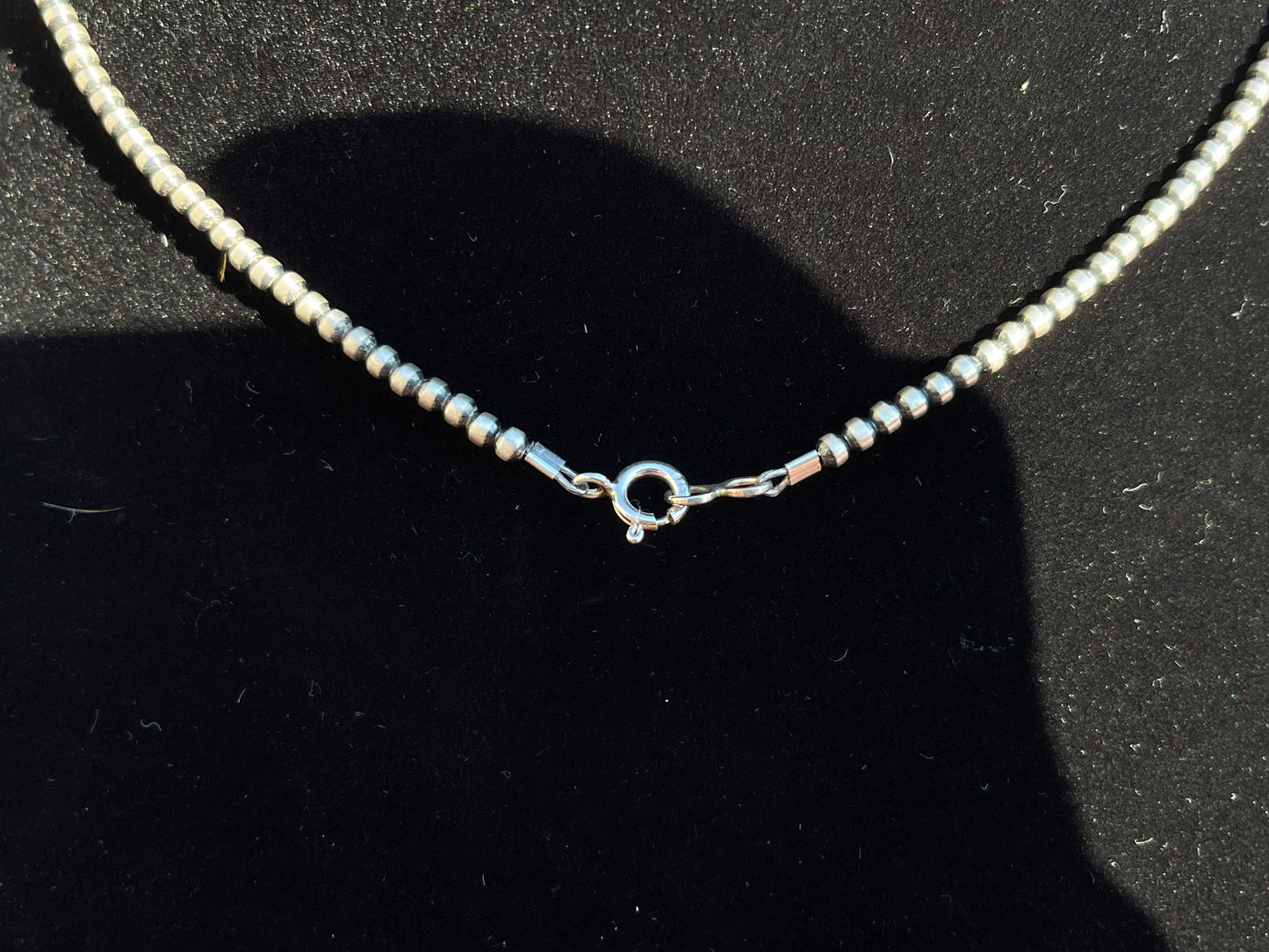 3mm Pearls 16" Necklace With No Adjustable Clamp