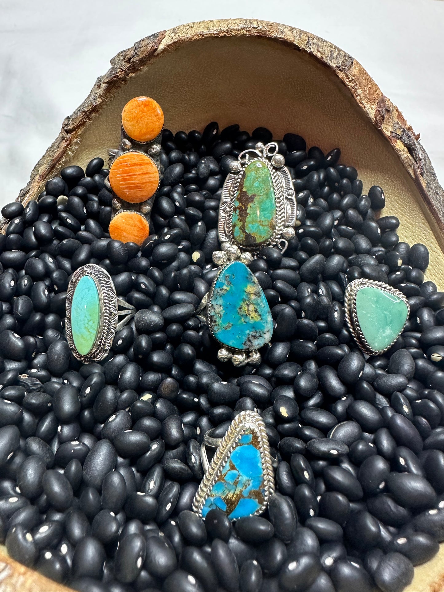 Large Turquoise Single Stone Statement Ring