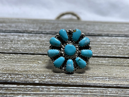 Cluster Flower Ring