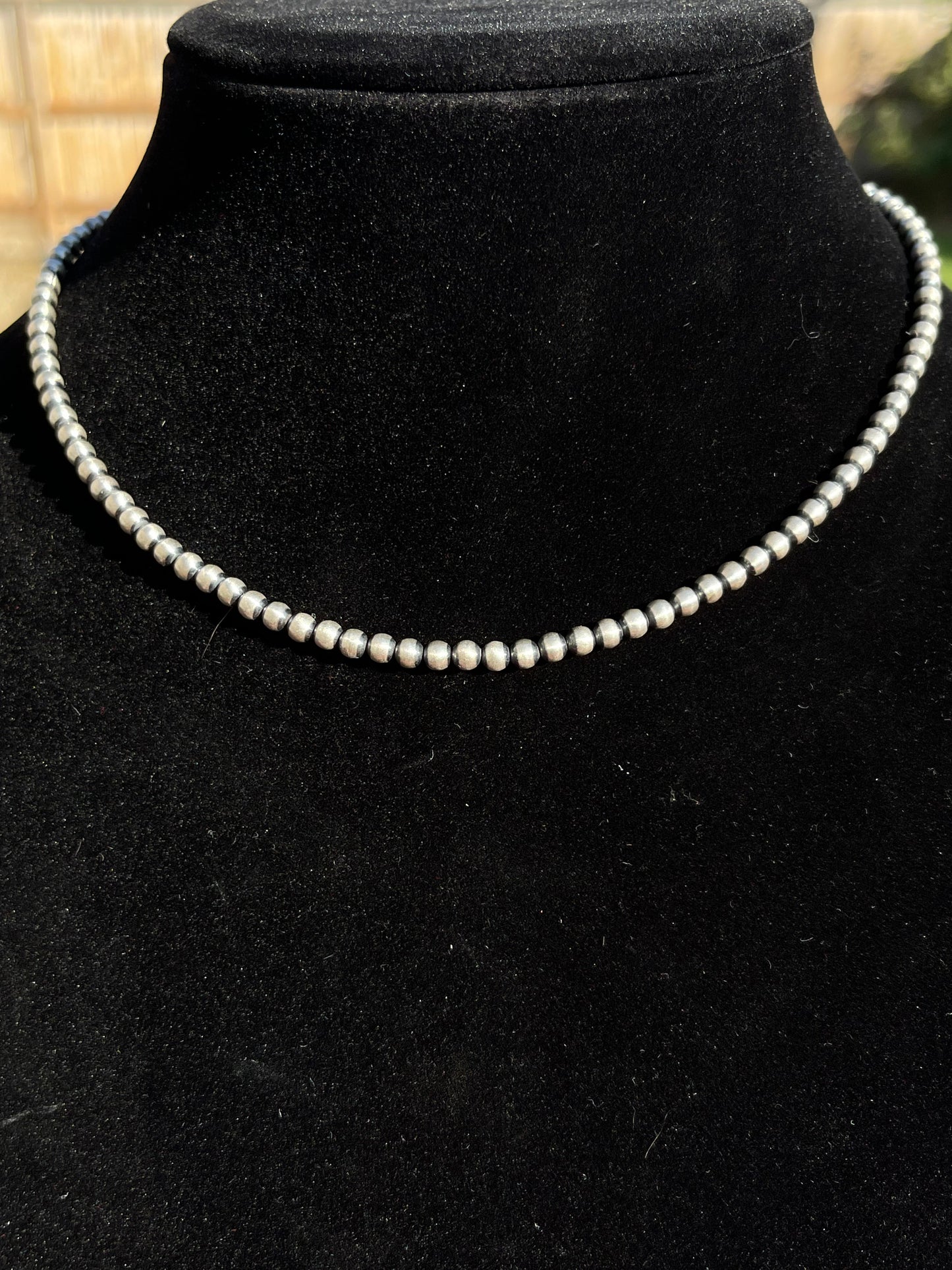 4mm Pearls 16" Necklace with No Adjustable Clamp
