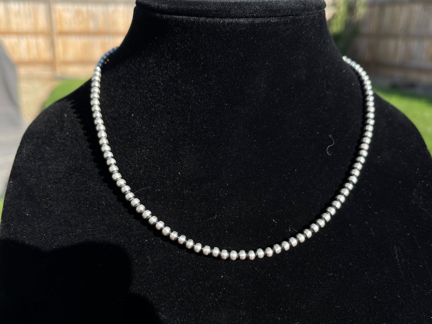 3mm Pearls 16" Necklace With Adjustable Clamp
