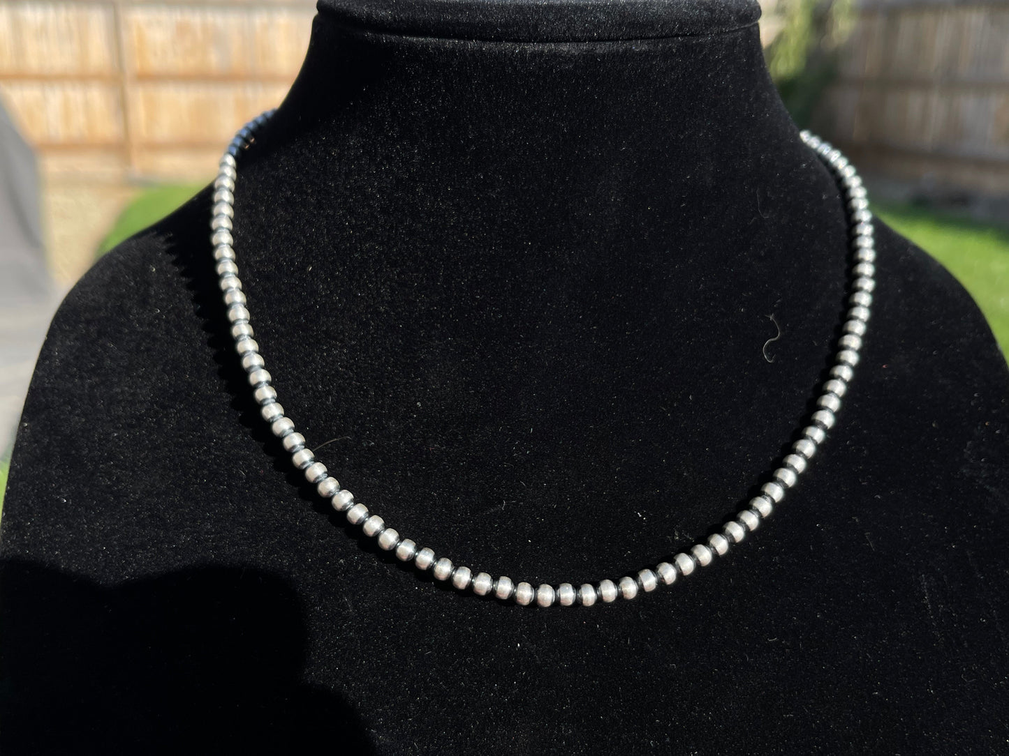 3mm Pearls 16" Necklace With No Adjustable Clamp