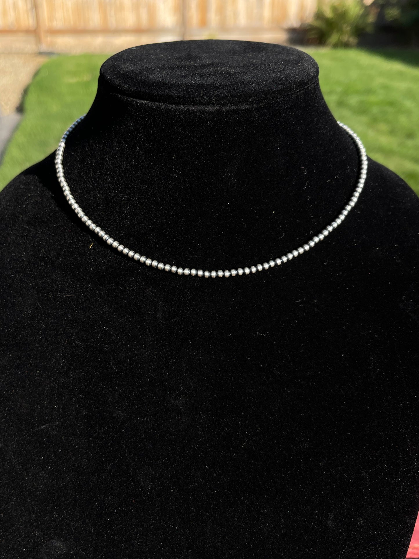 3mm Pearls 16" Necklace With No Adjustable Clamp
