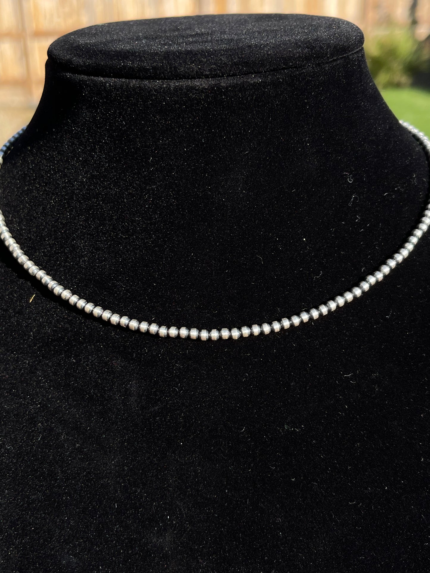 3mm Pearls 16" Necklace With No Adjustable Clamp