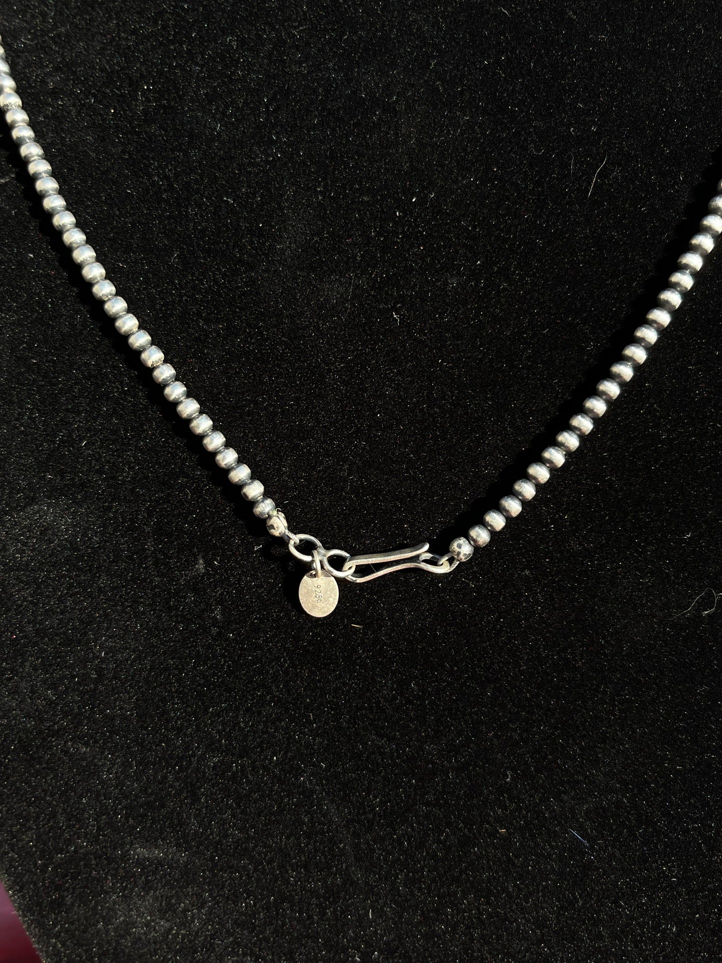 4mm navajo pearls 26 necklace