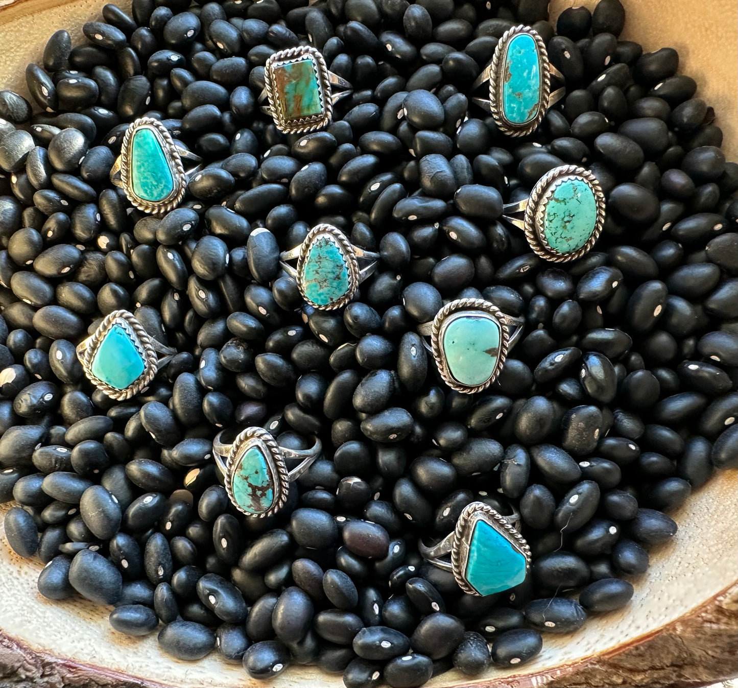Single Stone Turquoise and Sterling Silver Ring
