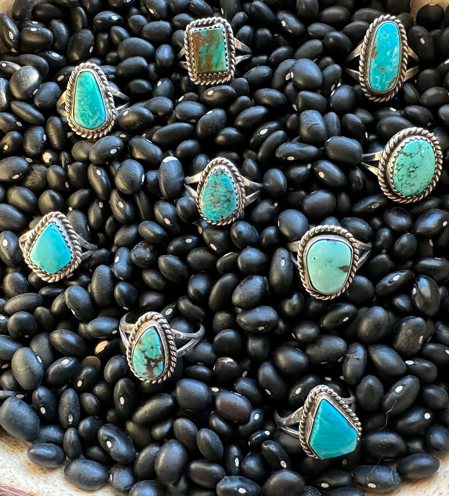 Single Stone Turquoise and Sterling Silver Ring