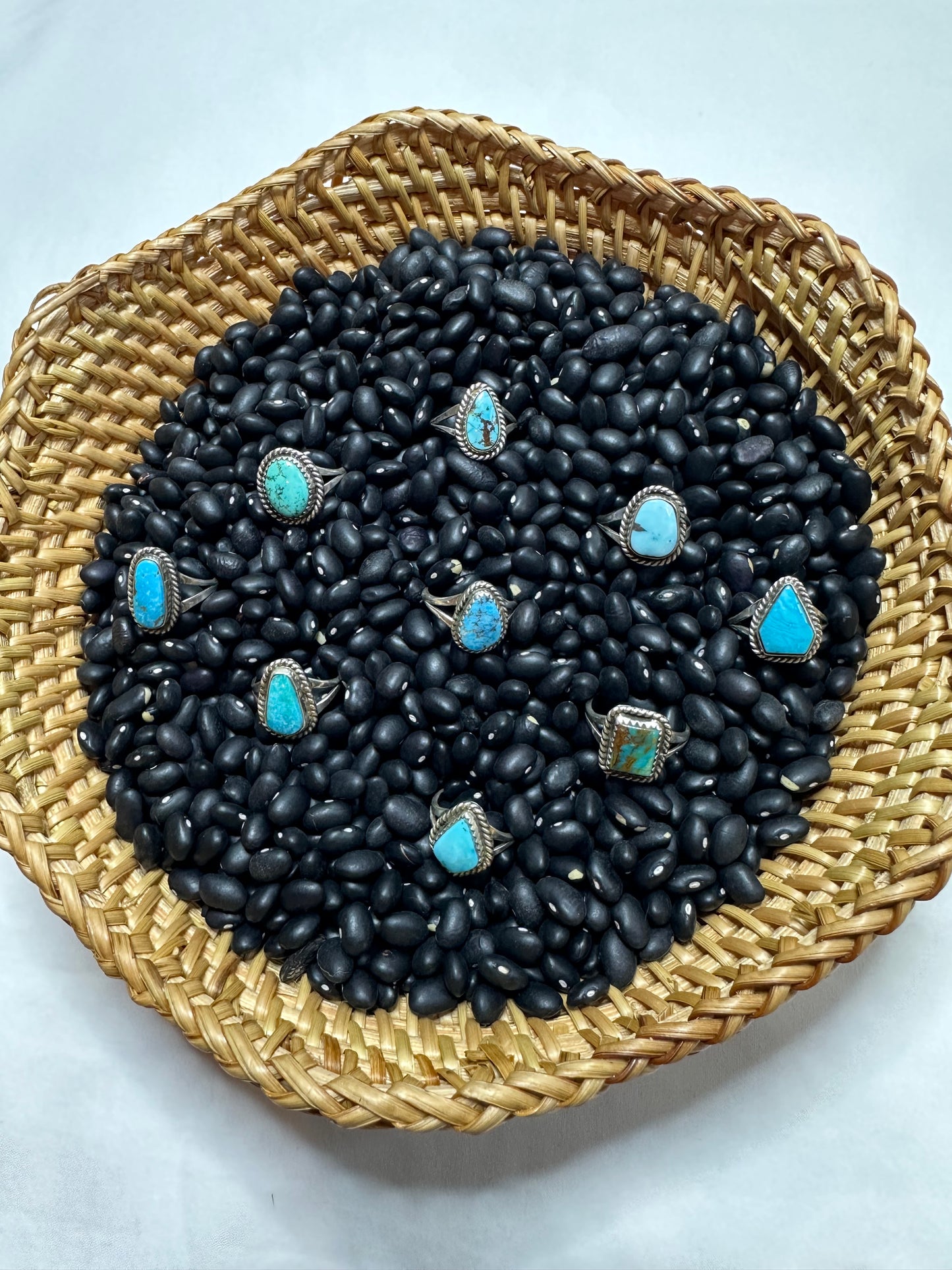 Single Stone Turquoise and Sterling Silver Ring