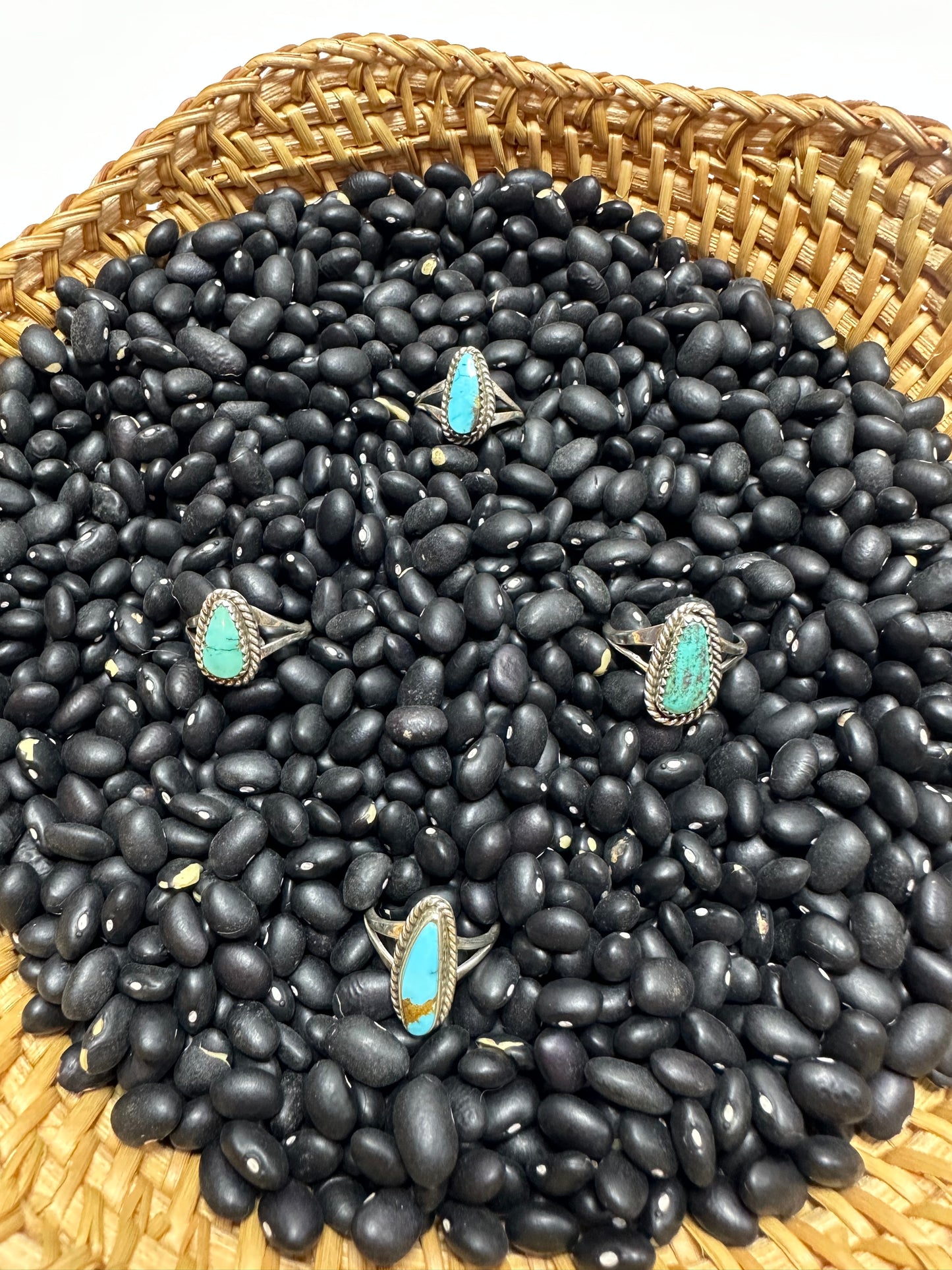 Single Stone Turquoise and Sterling Silver Ring