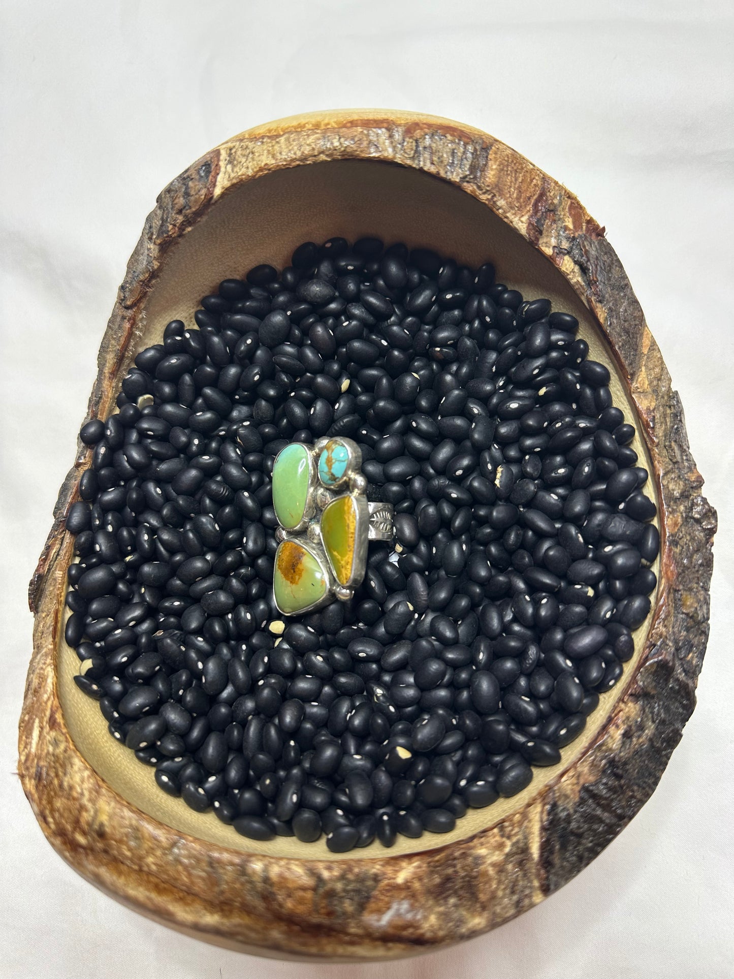 Four Stone Turquoise Statement Ring