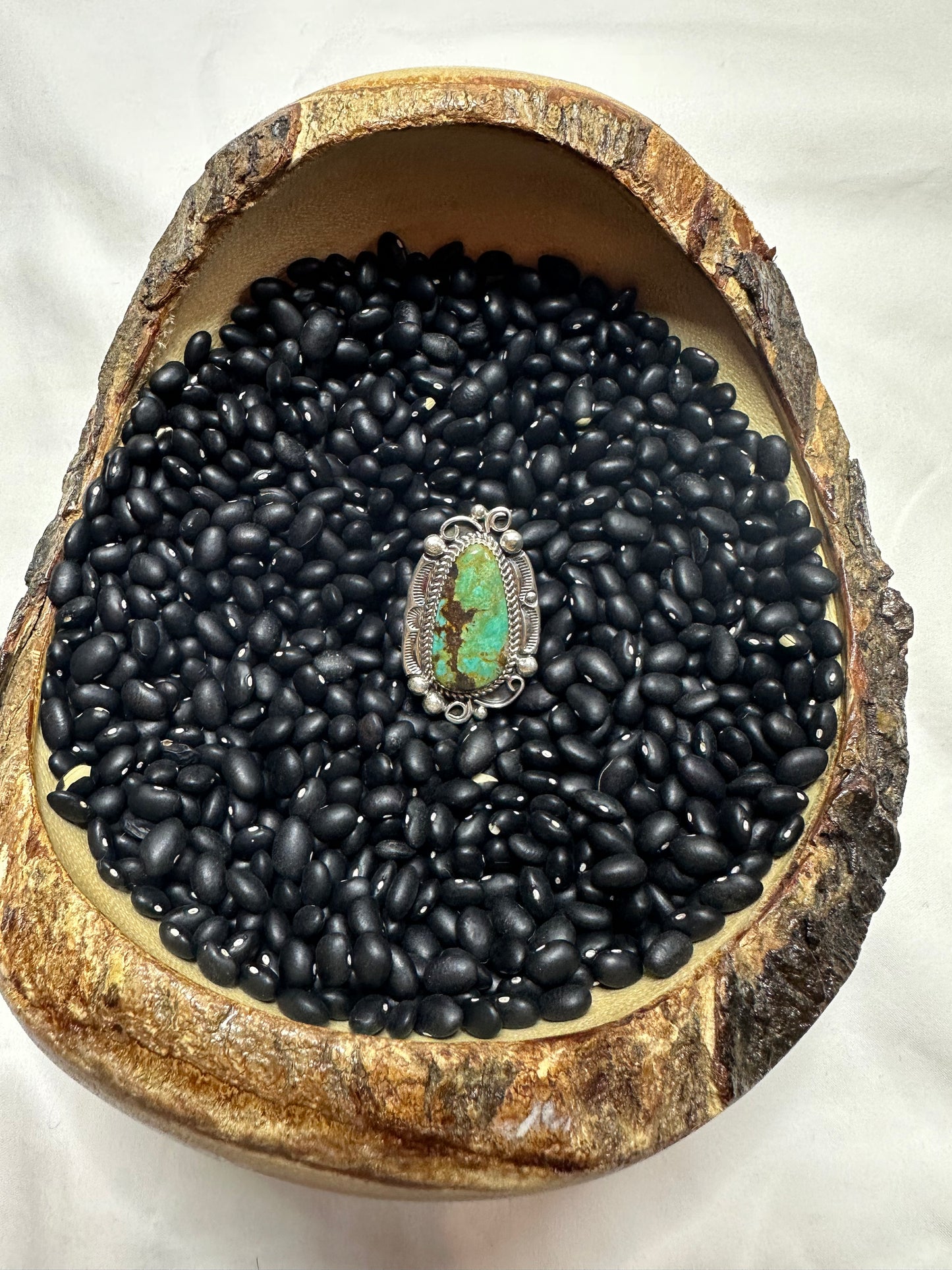 Large Turquoise Single Stone Statement Ring