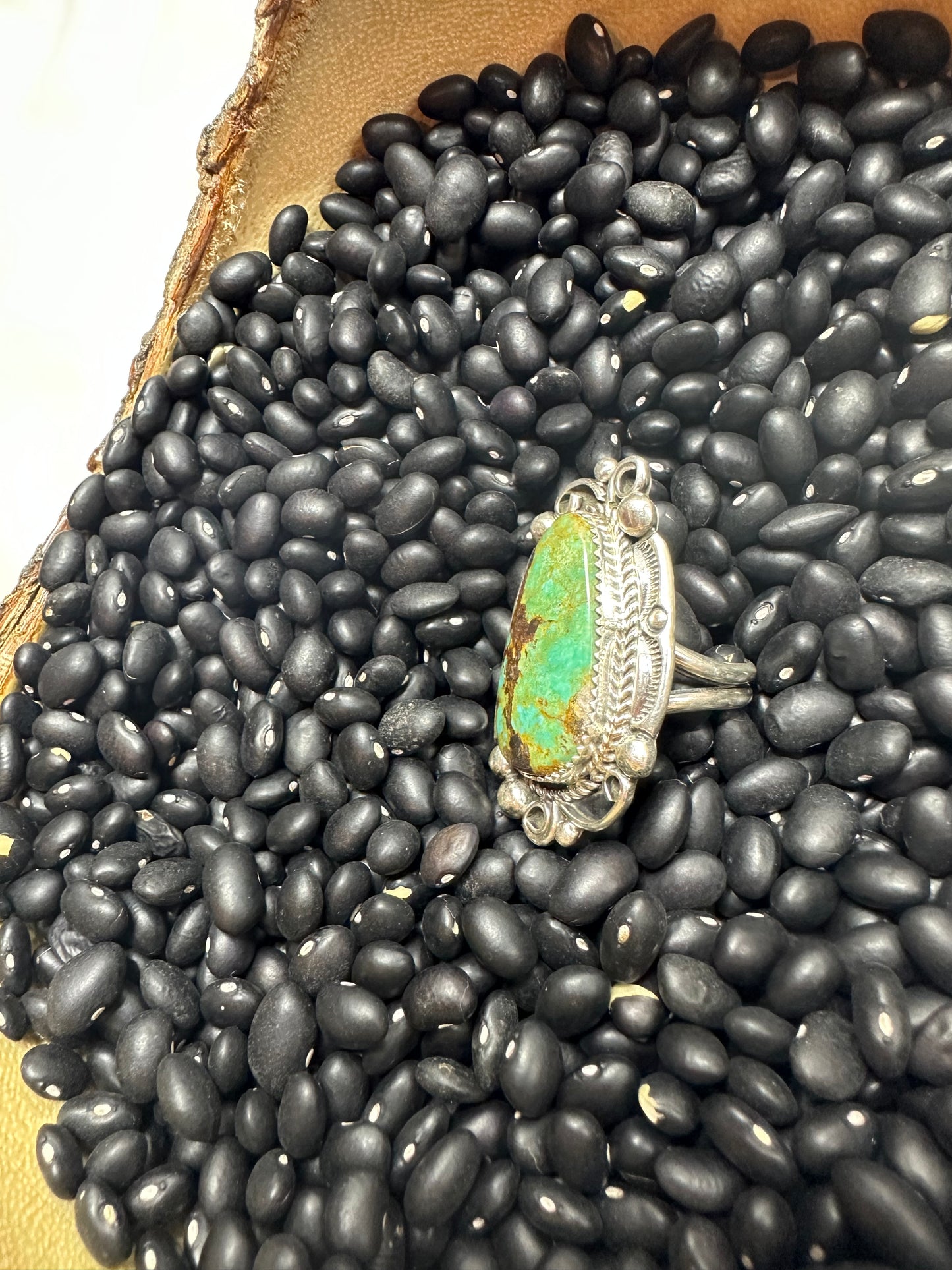 Large Turquoise Single Stone Statement Ring