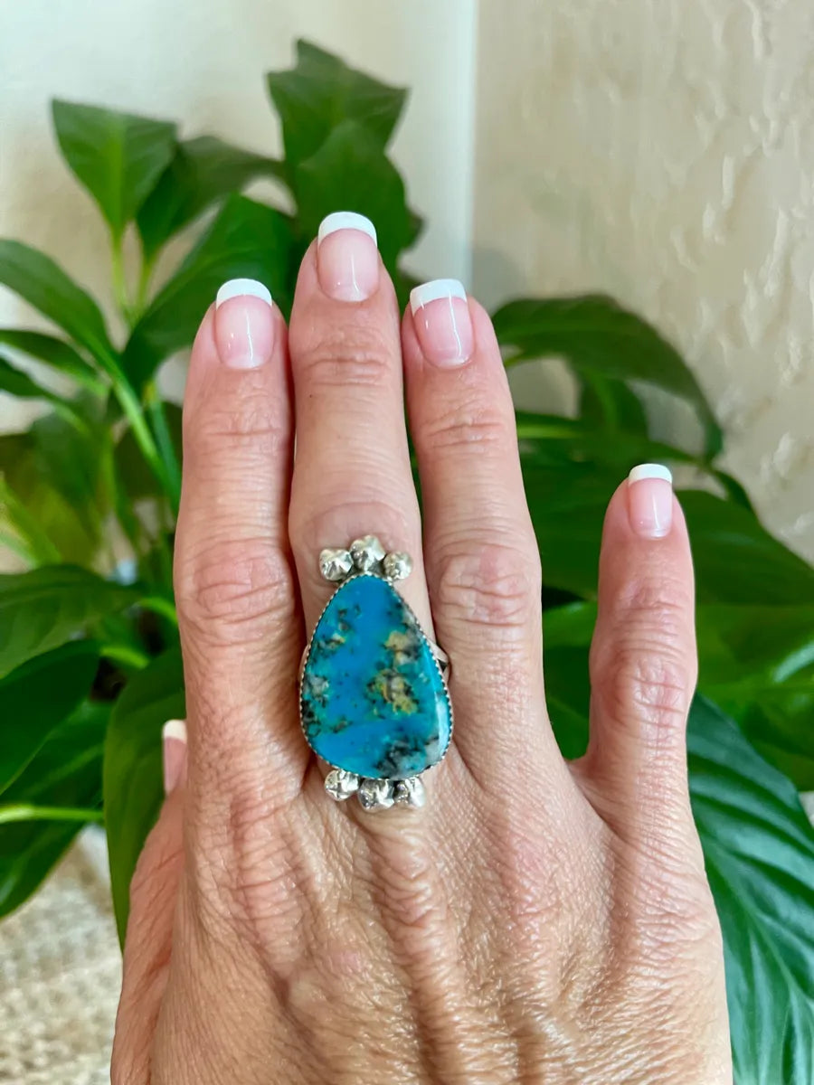 Large turquoise ring deals
